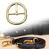 Maxbell Single Prong Belt Buckle Metal Center Bar Buckles for Webbing Bags Waistband