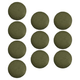 Maxbell 10x Fabric Cloth Covered Buttons DIY for Jackets Garment Accessories Clothes Green