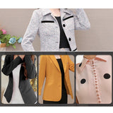 Maxbell 10x Fabric Cloth Covered Buttons DIY Sewing Buttons for Clothes Shirts Coats White