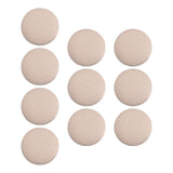 Maxbell 10x Fabric Cloth Covered Buttons DIY Sewing Buttons for Clothes Shirts Coats Khaki