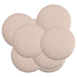 Maxbell 10x Fabric Cloth Covered Buttons DIY Sewing Buttons for Clothes Shirts Coats Khaki