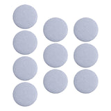 Maxbell 10x Fabric Cloth Covered Buttons DIY Sewing Buttons for Clothes Shirts Coats Light Blue