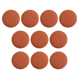 Maxbell 10x Fabric Cloth Covered Buttons DIY Sewing Buttons for Clothes Shirts Coats Caramel