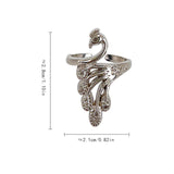 Maxbell 6x Crochet Rings for Fingers Knitting Loop Rings DIY for Adult Women Grandma