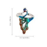 Maxbell 6x Crochet Rings for Fingers Knitting Loop Rings DIY for Adult Women Grandma