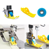 Maxbell 2xRoller Presser Foot Durable Replacement Rubber Wheel Presser Foot Parts