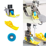 Maxbell 2xRoller Presser Foot Durable Replacement Rubber Wheel Presser Foot Parts