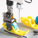 Maxbell 2xRoller Presser Foot Durable Replacement Rubber Wheel Presser Foot Parts