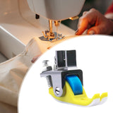 Maxbell 2xRoller Presser Foot Durable Replacement Rubber Wheel Presser Foot Parts