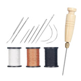 Maxbell Waxed Leather Thread for Hand Sewing Sewing Pins Thread for Hats Crafting