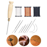 Maxbell Waxed Leather Thread for Hand Sewing Sewing Pins Thread for Hats Crafting