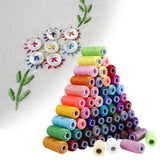 Maxbell 60Pcs Sewing Threads Polyester Sewing Machine Thread for Hand Sewing Machine
