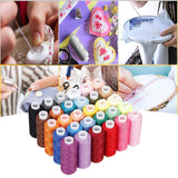 Maxbell 60Pcs Sewing Threads Polyester Sewing Machine Thread for Hand Sewing Machine