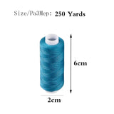 Maxbell 60Pcs Sewing Threads Polyester Sewing Machine Thread for Hand Sewing Machine