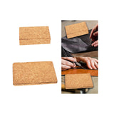 Maxbell Cork Block Leather Stamping Pad for Cutting Hole Leather Craft Tool Cork Mat Thick