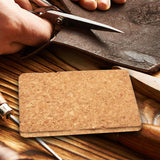 Maxbell Cork Block Leather Stamping Pad for Cutting Hole Leather Craft Tool Cork Mat Thin