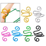 Maxbell Crochet Tension Ring Loop Ring Yarn Tension Control Ring for Mother Her Gift gold