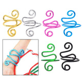 Maxbell Crochet Tension Ring Loop Ring Yarn Tension Control Ring for Mother Her Gift gold