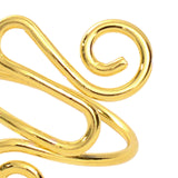 Maxbell Crochet Tension Ring Loop Ring Yarn Tension Control Ring for Mother Her Gift gold