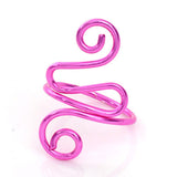 Maxbell Crochet Tension Ring Loop Ring Yarn Tension Control Ring for Mother Her Gift pink
