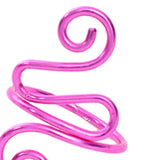 Maxbell Crochet Tension Ring Loop Ring Yarn Tension Control Ring for Mother Her Gift pink
