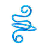 Maxbell Crochet Tension Ring Loop Ring Yarn Tension Control Ring for Mother Her Gift blue