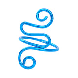 Maxbell Crochet Tension Ring Loop Ring Yarn Tension Control Ring for Mother Her Gift blue