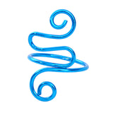 Maxbell Crochet Tension Ring Loop Ring Yarn Tension Control Ring for Mother Her Gift blue