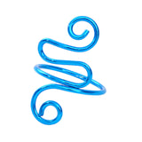 Maxbell Crochet Tension Ring Loop Ring Yarn Tension Control Ring for Mother Her Gift blue