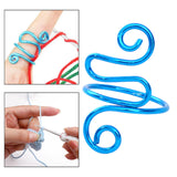 Maxbell Crochet Tension Ring Loop Ring Yarn Tension Control Ring for Mother Her Gift blue