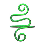 Maxbell Crochet Tension Ring Loop Ring Yarn Tension Control Ring for Mother Her Gift green