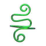 Maxbell Crochet Tension Ring Loop Ring Yarn Tension Control Ring for Mother Her Gift green