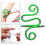 Maxbell Crochet Tension Ring Loop Ring Yarn Tension Control Ring for Mother Her Gift green