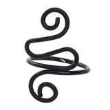 Maxbell Crochet Tension Ring Loop Ring Yarn Tension Control Ring for Mother Her Gift black