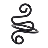 Maxbell Crochet Tension Ring Loop Ring Yarn Tension Control Ring for Mother Her Gift black