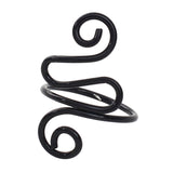 Maxbell Crochet Tension Ring Loop Ring Yarn Tension Control Ring for Mother Her Gift black