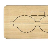 Maxbell Bowknot Die Cutting Embossing Card Making Decoration Wooden Bow Scrapbooking B