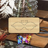 Maxbell Bowknot Die Cutting Embossing Card Making Decoration Wooden Bow Scrapbooking B