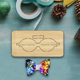 Maxbell Bowknot Die Cutting Embossing Card Making Decoration Wooden Bow Scrapbooking B