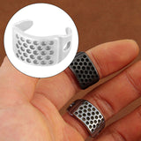 Maxbell Sewing Thimble Ring Sturdy Sewing Thimble for Craft Embroidery Hand Quilting Diameter 19mm