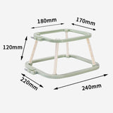 Maxbell Cross Stitch Rack Adjustable Combo Needlework DIY Embroidery Frame Lap Stand green