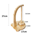 Maxbell Maxbell Crochet Yarn Holder Stable Yarn Dispenser for Crocheting Embroidery Knitting Light Wood