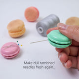Maxbell Maxbell Sewing Kits Embroidery Needle Holder Compact Round Suction Pin Box Blue Bowls