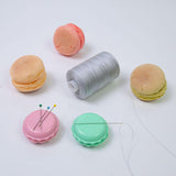 Maxbell Maxbell Sewing Kits Embroidery Needle Holder Compact Round Suction Pin Box Blue Bowls