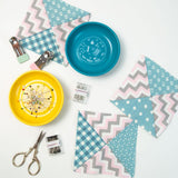 Maxbell Maxbell Sewing Kits Embroidery Needle Holder Compact Round Suction Pin Box Blue Bowls