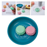 Maxbell Maxbell Sewing Kits Embroidery Needle Holder Compact Round Suction Pin Box Blue Bowls