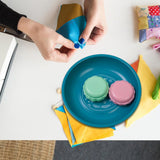 Maxbell Maxbell Sewing Kits Embroidery Needle Holder Compact Round Suction Pin Box Blue Bowls