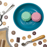 Maxbell Maxbell Sewing Kits Embroidery Needle Holder Compact Round Suction Pin Box Blue Bowls