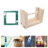 Maxbell Maxbell Tassel Maker and Wooden Yarn Holder Adjustable Hand Woven Tassel Making Tool