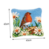 Maxbell Maxbell DIY Pillow Case Needlecraft Cute Yarn Crocheting for Festival Beginners Bird